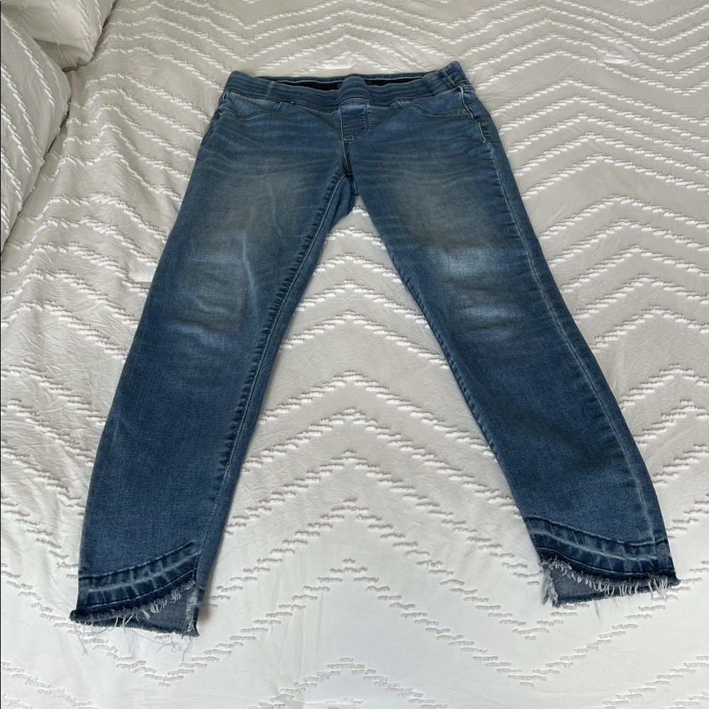 Old Navy Women's Cropped Blue Skinny Jeans